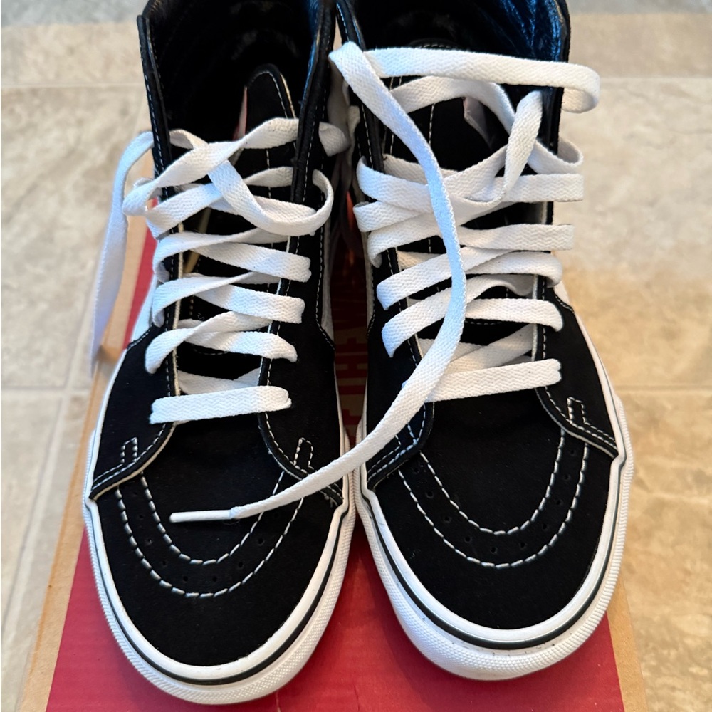 Vans Kids Black High-Top Sneakers
